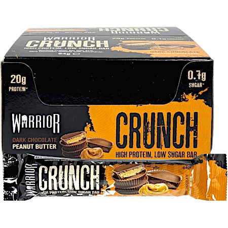 Buy Warrior, Crunch - High Protein Bars - 20g Protein Each Bar - 12 - View #3