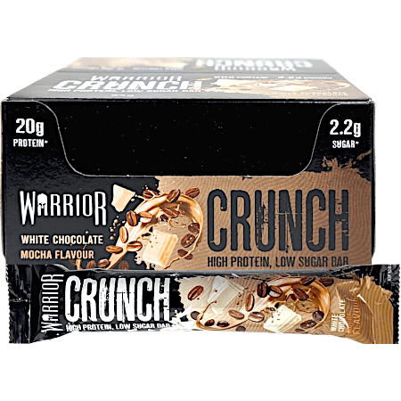 Buy Warrior, Crunch - High Protein Bars - 20g Protein Each Bar - 12