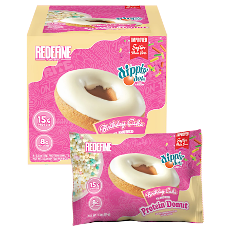 Flavoured Protein Donut - Birthday Cake