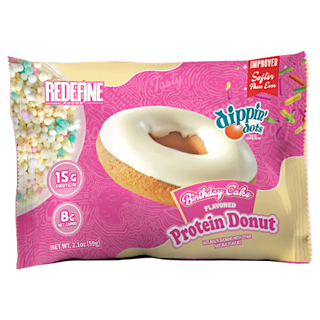 Flavoured Protein Donut - Birthday Cake