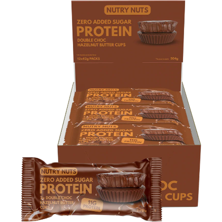 Protein Hazelnut Butter Cups - Double Chocolate