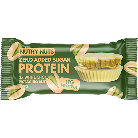 Protein Pistachio Butter Cups - White Chocolate
