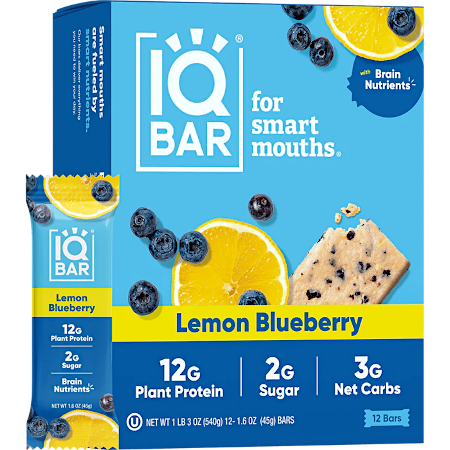 Plant Protein Bars - Lemon Blueberry