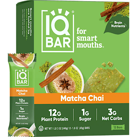 Plant Protein Bars - Matcha Chai