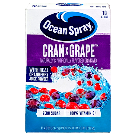 Ocean Spray Drink Mix - Cranberry Grape