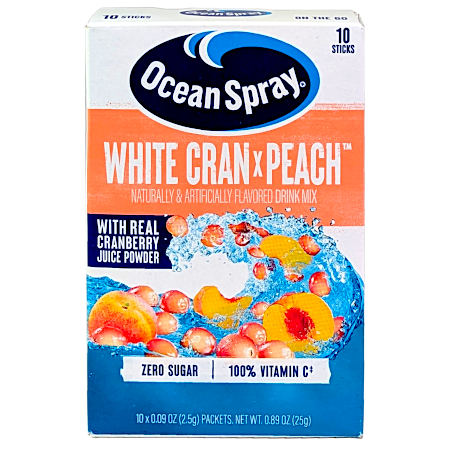 Ocean Spray Drink Mix - White Cranberry Peach
