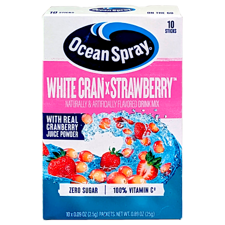 Ocean Spray Drink Mix - White Cranberry Strawberry