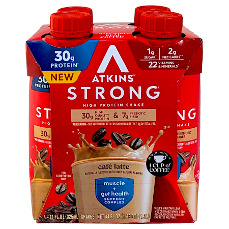 Ready-to-Drink- Strong High Protein Shake Cafe Latte