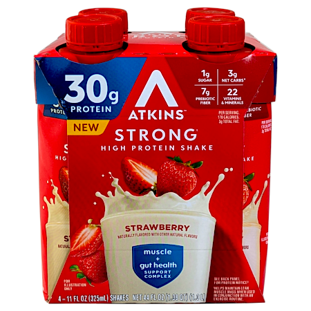 Ready-to-Drink- Strong High Protein Shake Strawberry