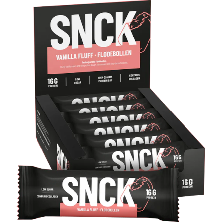 SNCK Collagen Protein Bars - Vanilla Fluff Flodebollen