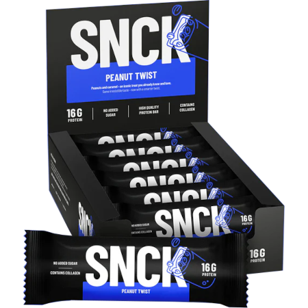 SNCK Collagen Protein Bars - Peanut and Caramel Twist