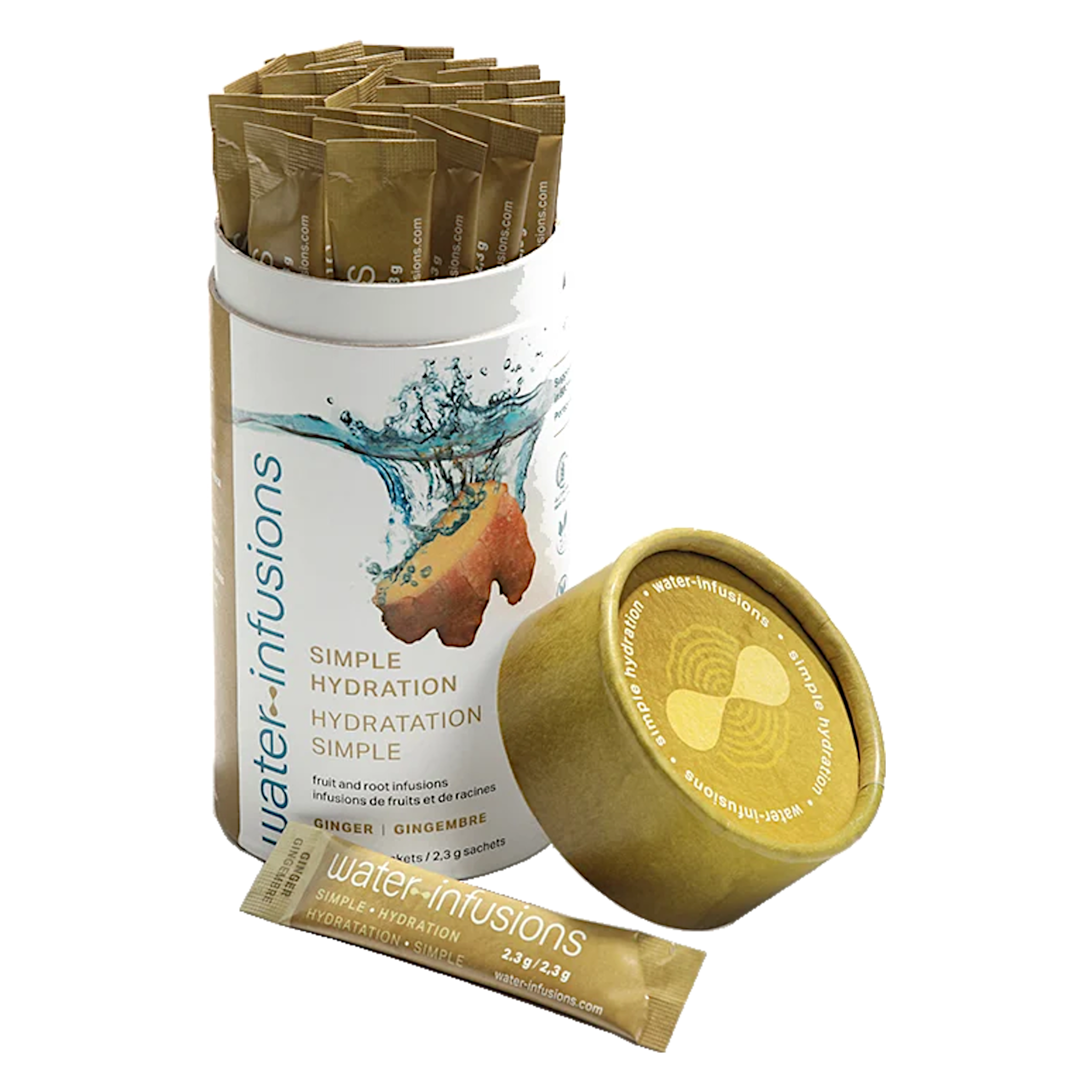 Water Infusions Ginger Packets