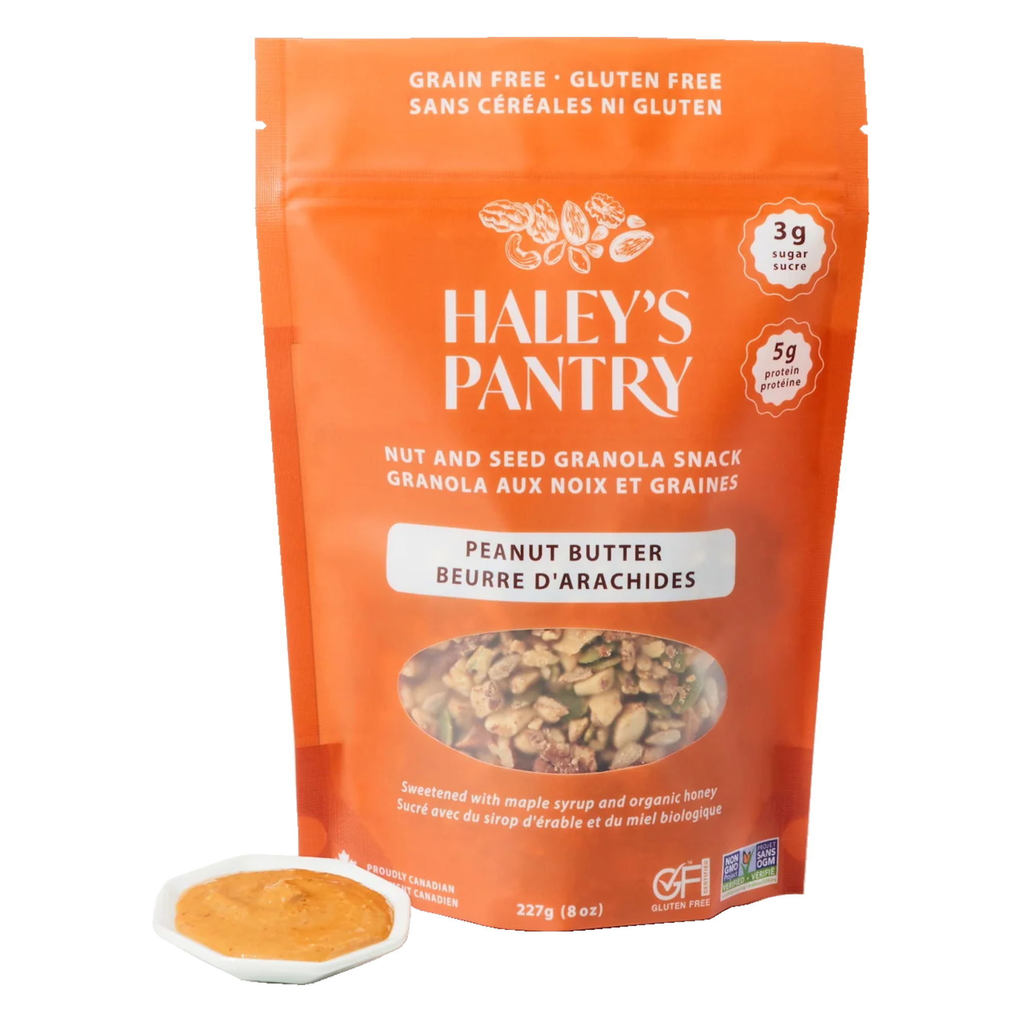 Haley's Pantry Grain-free Granola Snack - Peanut Butter