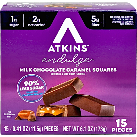 Endulge - Milk Chocolate Caramel Squares